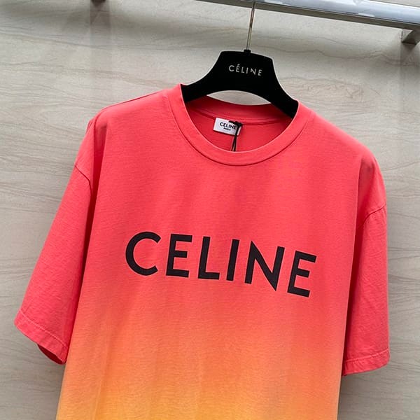 絶対欲しい！セリーヌロゴ ルーズフィット Tシャツ パチモン Ceo34266